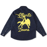 Sp5der ATL Downs Shirt Indigo Denim
